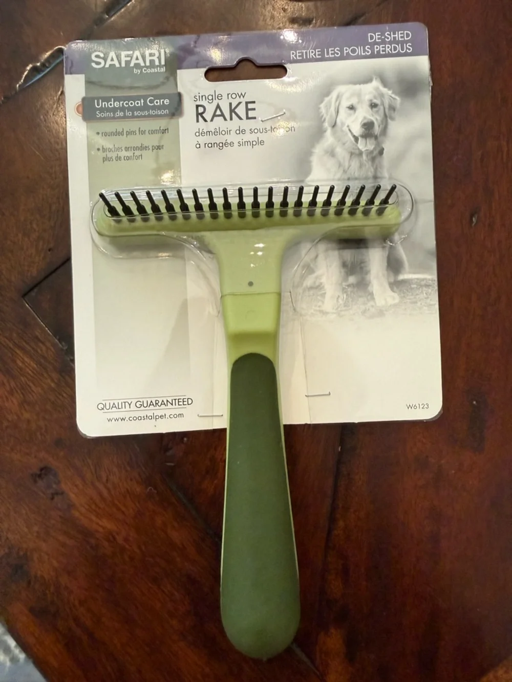 Safari by Coastal Undercoat Care Single Row Rake For Pets - Picture 2 of 3
